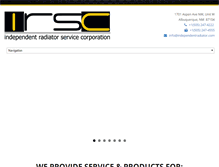 Tablet Screenshot of independentradiator.com